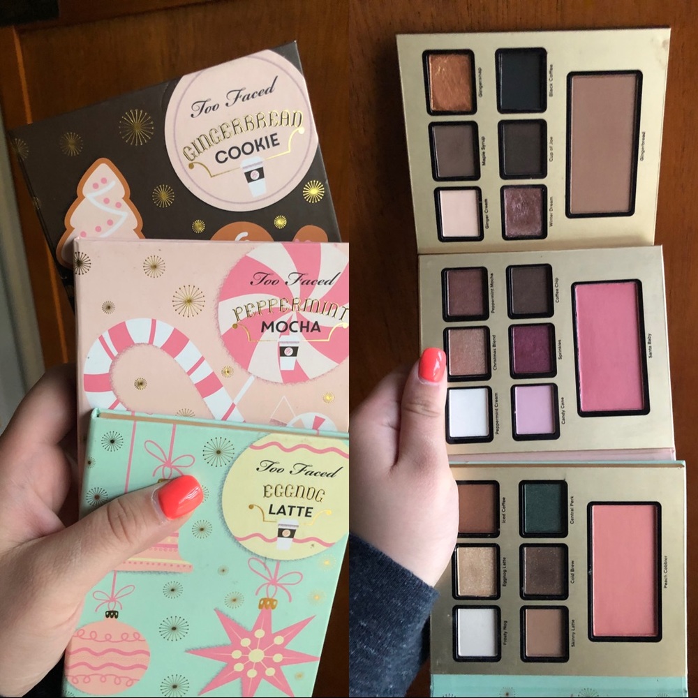 Two Faced Christmas collection mini pallets